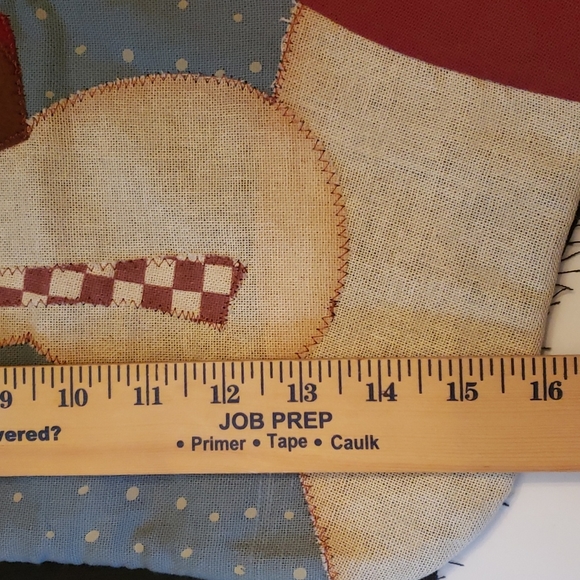 Appliqued Snowman Christmas Stocking - Picture 8 of 11